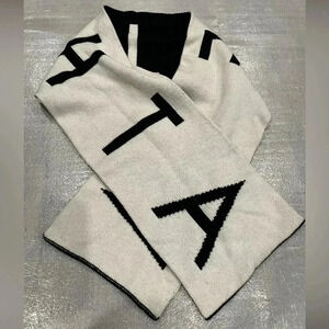 [10*60”]Athleta Daily Knit Spell Out Reversible Cashmere Wool Blend  Scarf